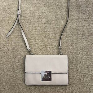 Michael Kors White Leather Crossbody Bag – Silver Hardware-UPDATED PHOTOS